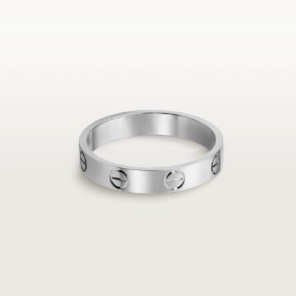 Anillo love Plateado