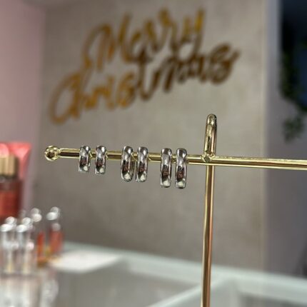 Set candongas Plateadas´ñ{*+-