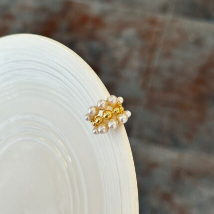 Earcuff Triple perla