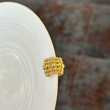 Earcuff cadena de burbujas